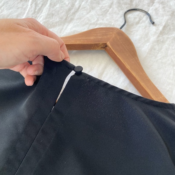 Chic by Jacob Black Blouse With Floral Detail - Picture 5 of 10